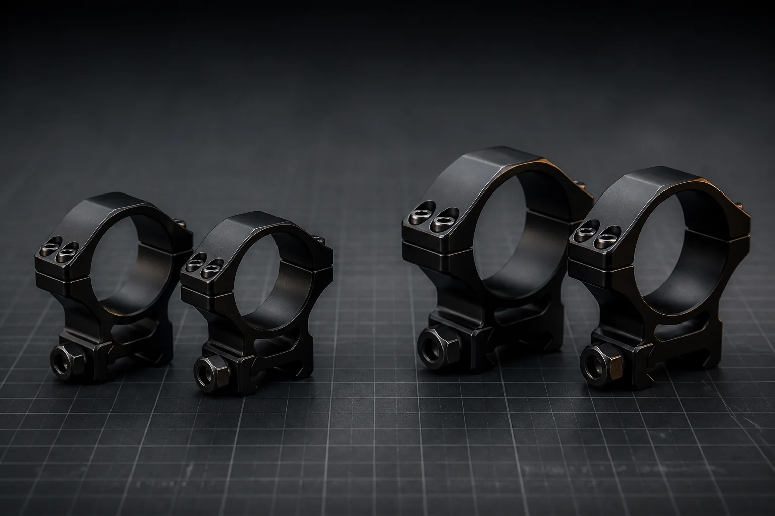 30 mm and 34 mm scope ring size comparison