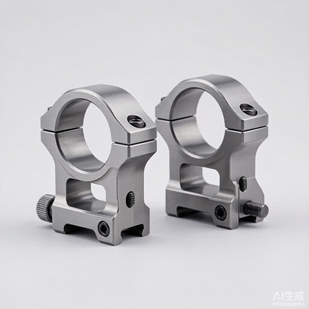 CNC scope ring mounts